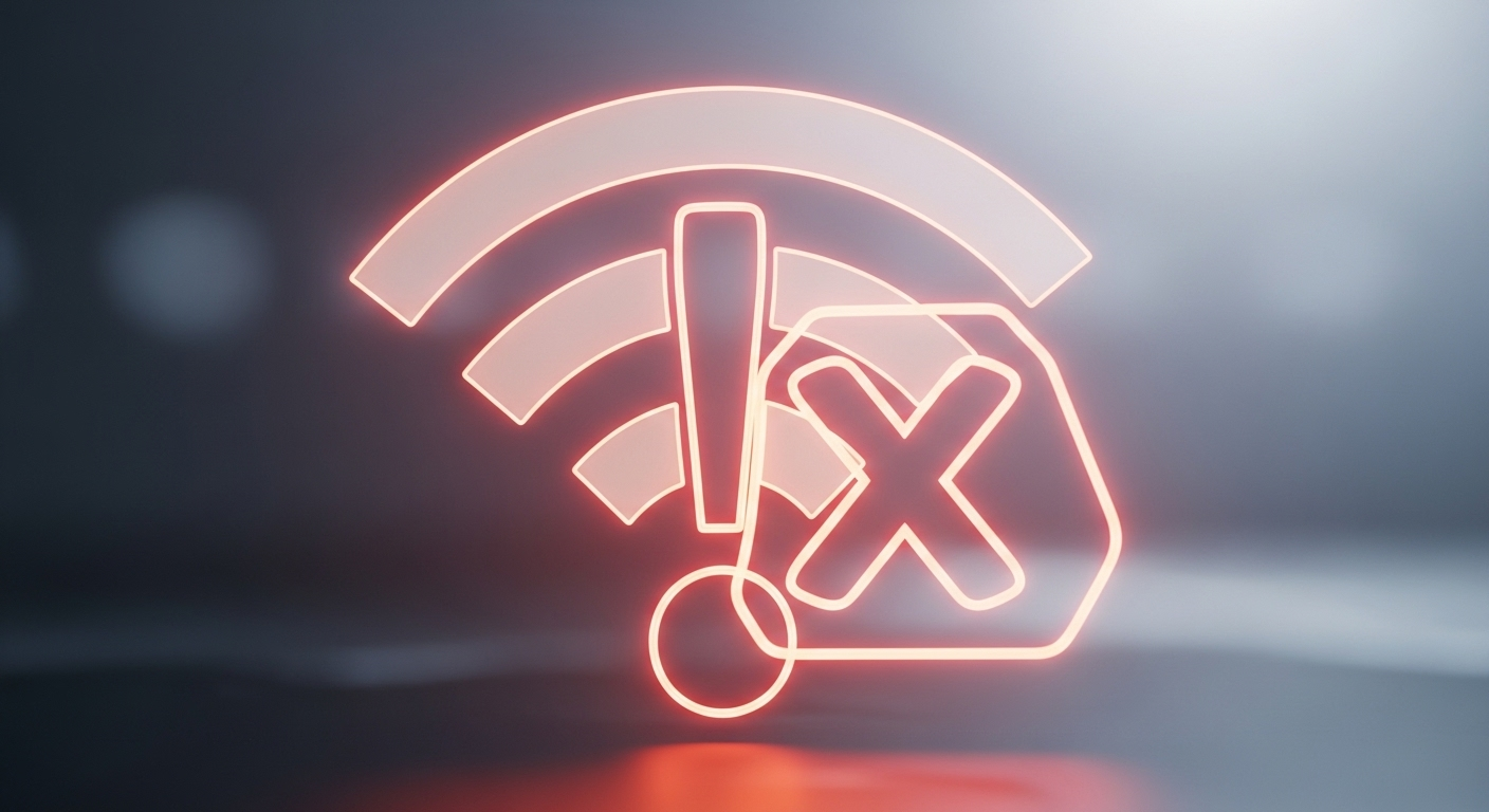 Biểu tượng Wi-Fi bị lỗi hoặc có dấu chấm than