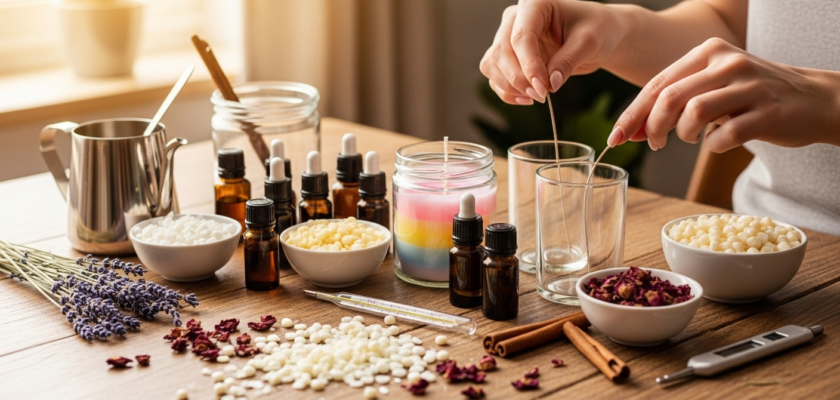Cách Làm Nến Thơm Handmade Tại Nhà: Từ A-Z Cho Người Mới