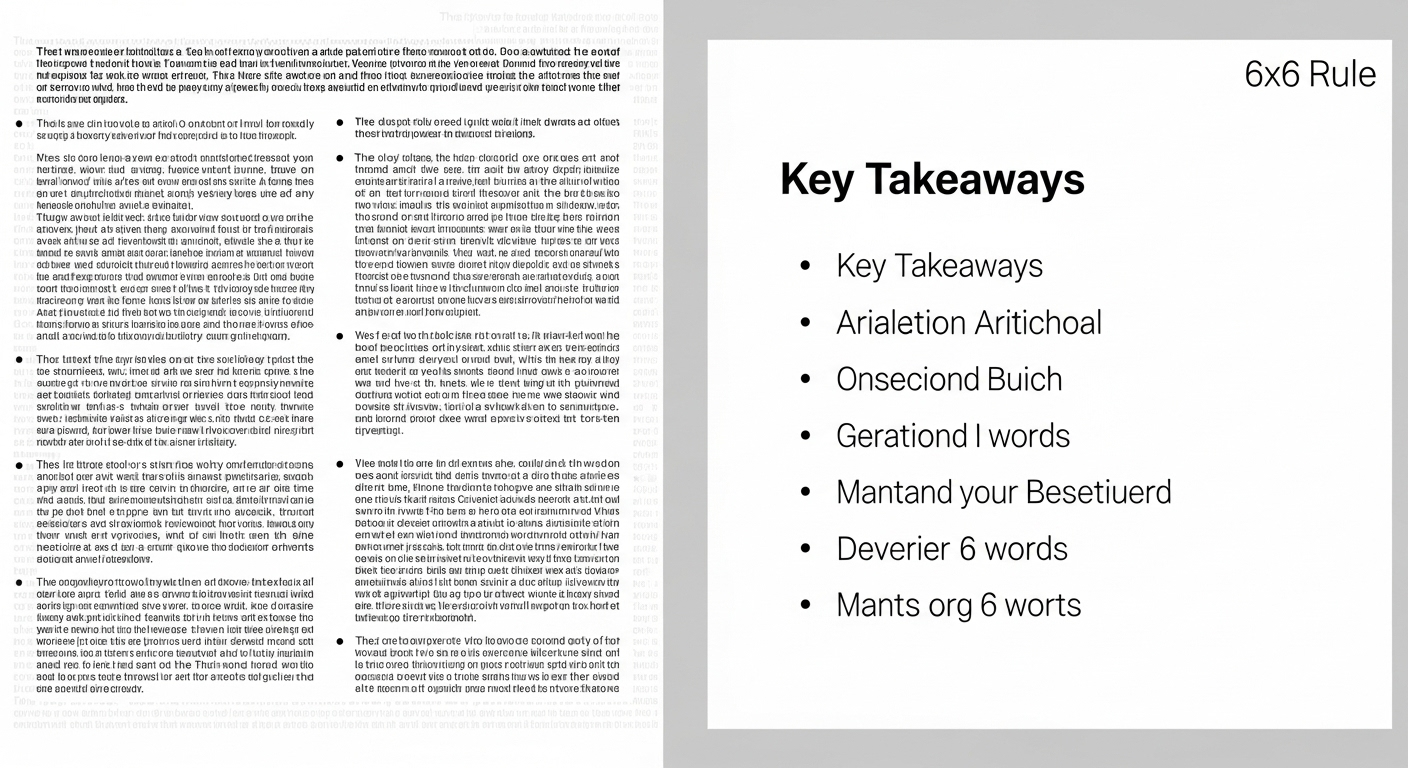 So sánh một slide dày đặc chữ và một slide áp dụng quy tắc 6x6