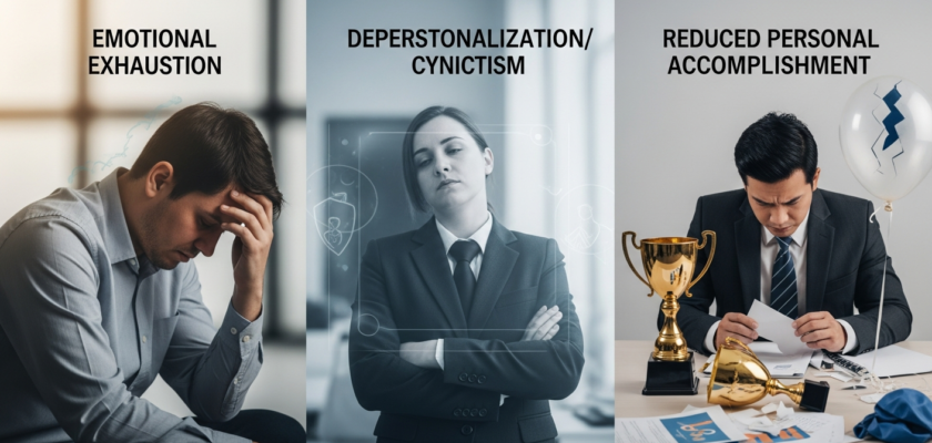 Dấu Hiệu Nhận Biết Burnout: 3 Trụ Cột Kiệt Sức